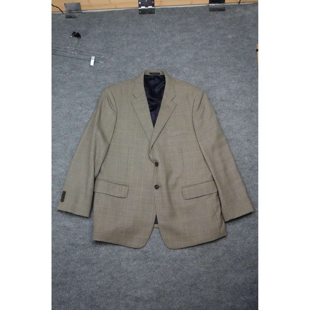 John W Nordstrom Men's‎ 44S Houndstooth Wool Sport Coat Blazer Jacket